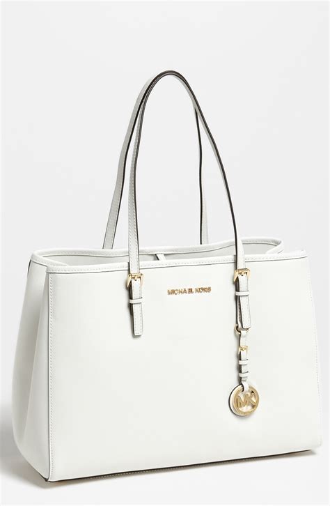 michael kors white purse|michael kors optic white handbags.